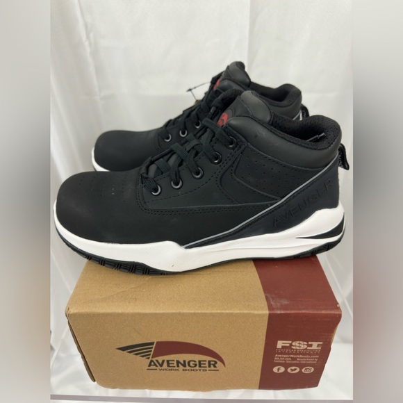 Woman’s Avenger A830 Reaction CN Mid Height Work Tennis Shoes Black  8.5 M.  NIB - Picture 13 of 15